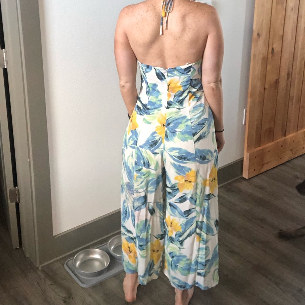 Summer Jumpsuit with Pretty Floral Detailing!